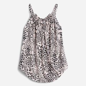 LUSH Alex Halter Blouse Animal Print Tank Top Medium NWT Stitch Fix Exclusive